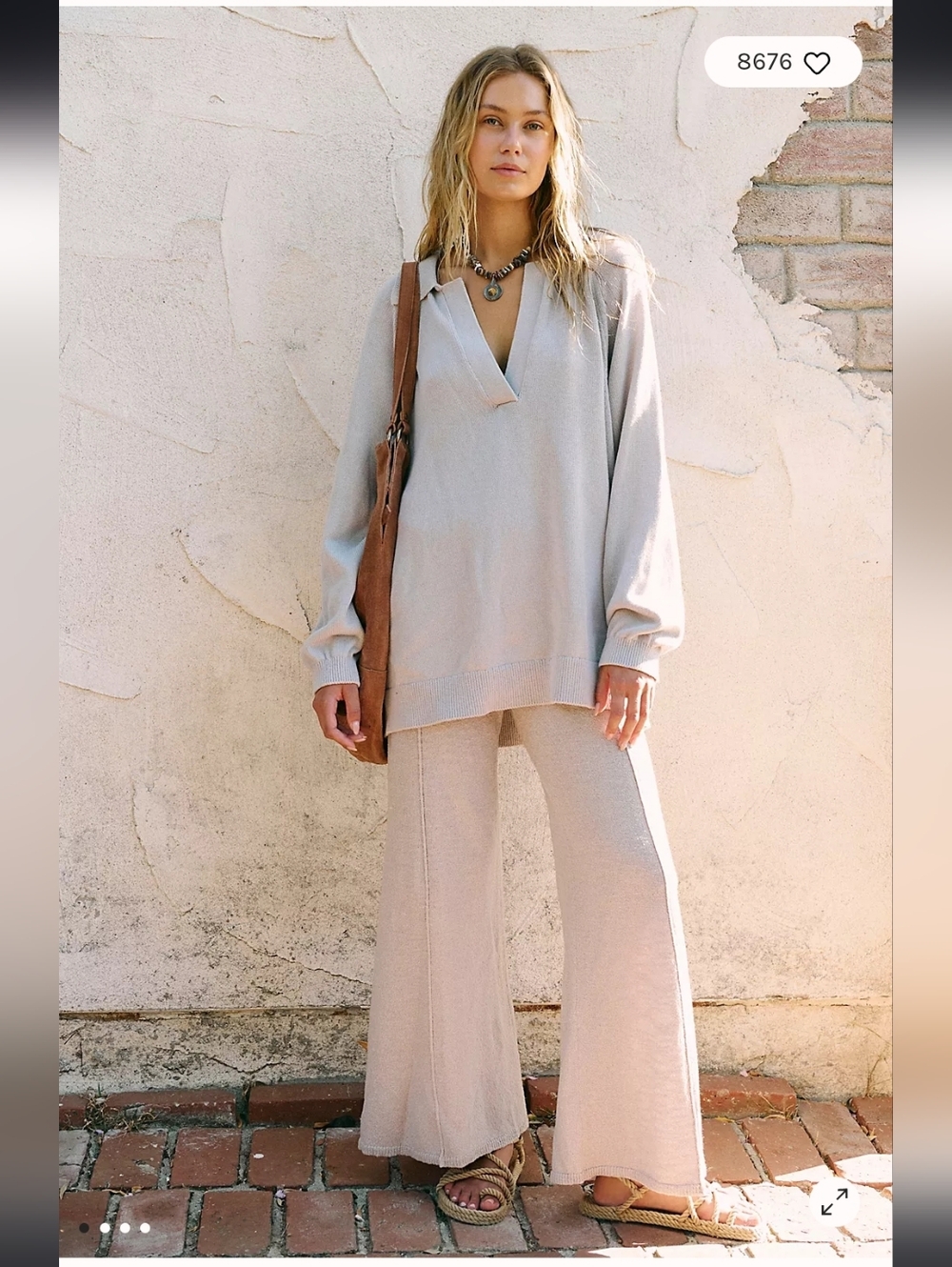 Free People Drea Sweater Set, L